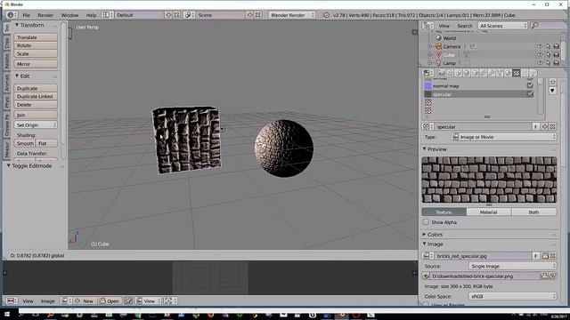 SANSAR per dummies Pt 5 Export Normal e Specular da Blender смотреть онлайн