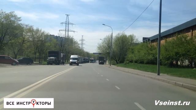 Лобненский экзаменационный маршрут ГИБДД смотреть онлайн