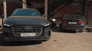 Тотальная Audi Q8. Наш Первый Выезд В Город. Купил Новый Кузов. Начало Ремонта