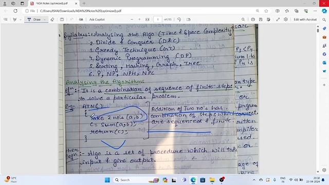 Lec -1 : Introduction to Algorithm &Syllabus Discussion || DAA #vlog #vlogs #trending смотреть онлайн