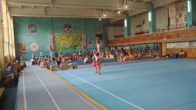 Акробатика. Женская тройка. Чемпионат Украины. 1 упражнение смотреть онлайн