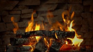 Расслабляющий камин. Потрескивающая музыка огня