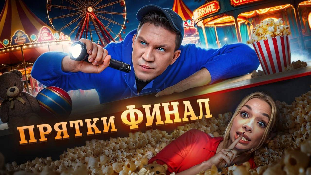 Финал. Экстремальные Прятки с ПОДПИСЧИКАМИ в ПАРКЕ АТТРАКЦИОНОВ смотреть онлайн