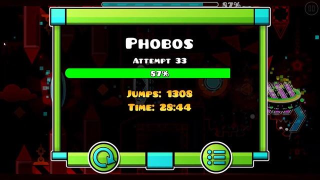 Phobos: The Movie - My Last Extreme Demon of 2.1 - Geometry Dash смотреть онлайн