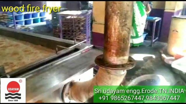 Sri udayam(estd1989)wood fire snacks fryer,cashew shell,wood pellet buner for fry nippet,thattai&al смотреть онлайн