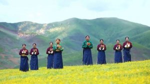 New Tibetan Song 2023 ༄༅།།ལྷུན་འགྲུབ་ལས་བཞིའི་རོལ་མོ། Singers Sherten & Ngudup Dolma