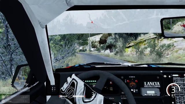 Assetto Corsa Peyregrose-Mandagout. Lancia Delta Integral GrA Martini.(Camara Interior). смотреть онлайн