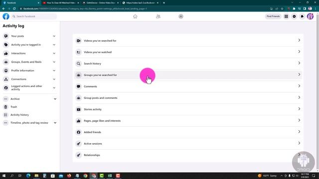 How to Delete Facebook Watched History on Laptop/PC 2024 смотреть онлайн