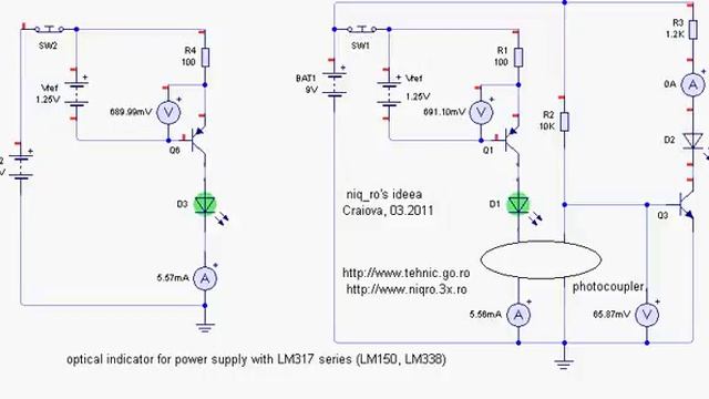 LM317 LM338 LM350 Shortcircuit Indicator 2 By Niq_ro