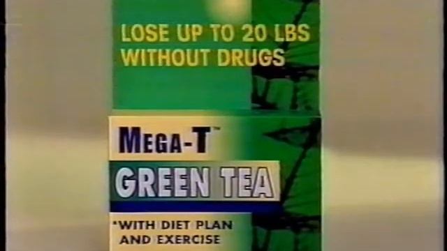 Mega-T Green Tea Weight Loss Caplets Commercial (2003) смотреть онлайн