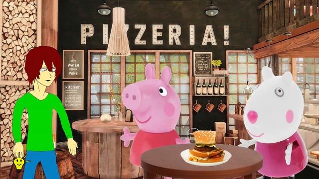 Пеппа и Сюзи. Новенький в ШКОЛЕ позвал их на ПИЦЦУ Мульт Свинка Peppa смотреть онлайн