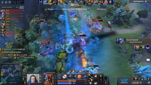 MIRACLE mid vs TOPSON Signature Void Spirit — NIGMA vs OG смотреть онлайн