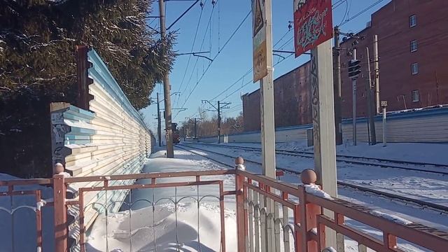 Мотовоз МПТ4-830 следует резервом (Январь 2021). смотреть онлайн