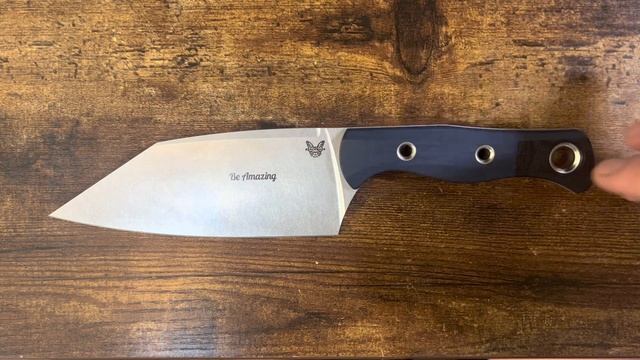 The Benchmade Station Knife. Fixed-blade Friday and I’m infatuated. смотреть онлайн