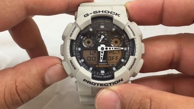 Casio GSHOCK Military Sand GA100SD-8A REVIEW | How To Set Time | LIGHT DISPLAY смотреть онлайн