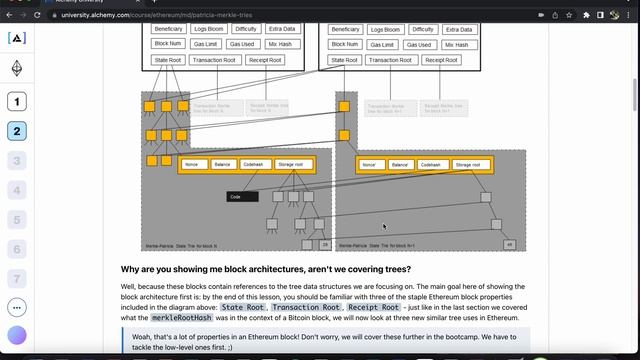 Learning Ethereum Development From Alchemy University.