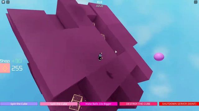 So Earth Is Actually A Cube...(Roblox STAY ON THE CUBE!) смотреть онлайн