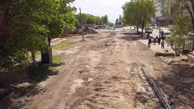 Начали строить сквер на месте стихийного рынка на Авроре смотреть онлайн