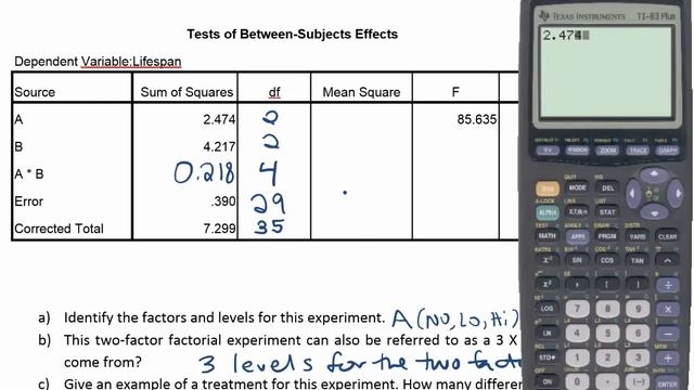 ANOVA Factorial Experiment, Example 159.2tech смотреть онлайн