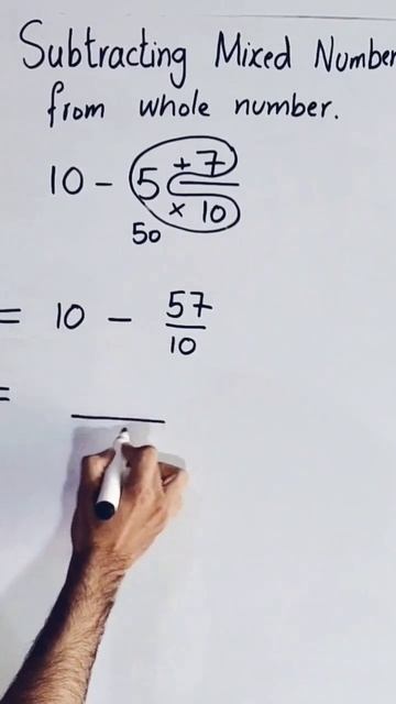 Subtract mixed fractions with whole numbers |#shorts #youtubeshorts смотреть онлайн