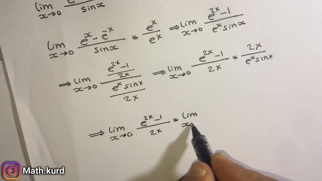 Question 5 : Limit of (e^x - e^-x)/sin(x) смотреть онлайн