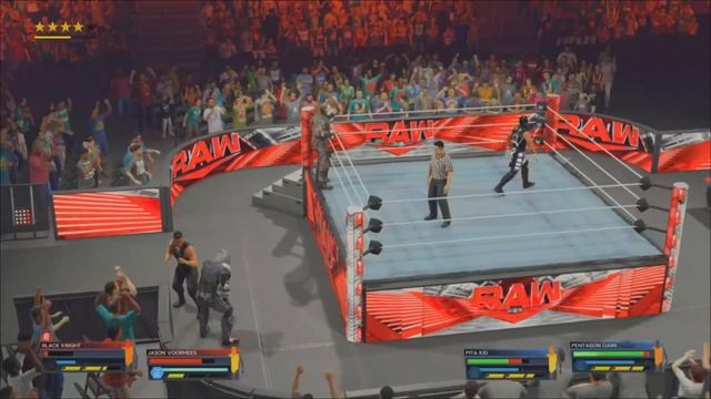 WWE 2K23 RAW PITA KID AND PENTAGON DARK VS JASON AND BLACK KNIGHT!!!!!!!!!!!!! смотреть онлайн