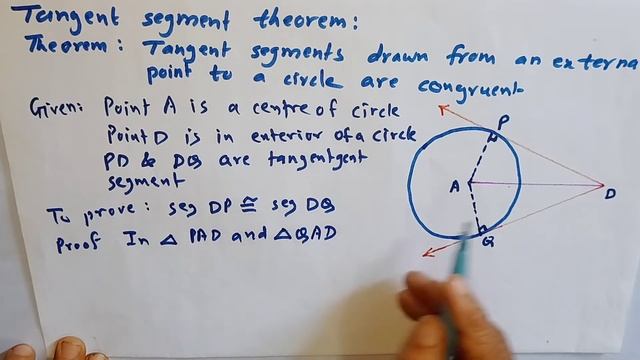 Tangent Segment Theorem | class 10 | Chapter 3 | Circle смотреть онлайн
