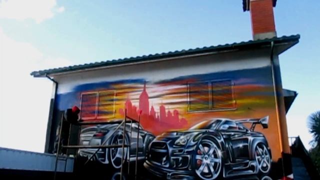 NISSAN R35 GTR VS PORSCHE PANAMERA | Timelapse painting смотреть онлайн