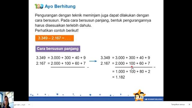 Pengurangan dengan teknik meminjam смотреть онлайн