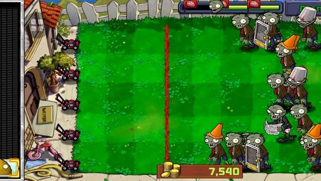 PvZ-Wall-nut bowling Part 2(mini games)(more ways to play)|MJV Game Play смотреть онлайн