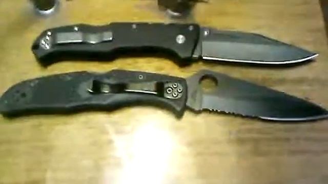 НОЖИ Cold Steel Pro Lite ч 2 Сравнение размера смотреть онлайн