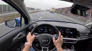 2025 Kia Sportage (1.6 T-GDI hybrid 210 hp) _ POV Test Drive #2286 Joe Black