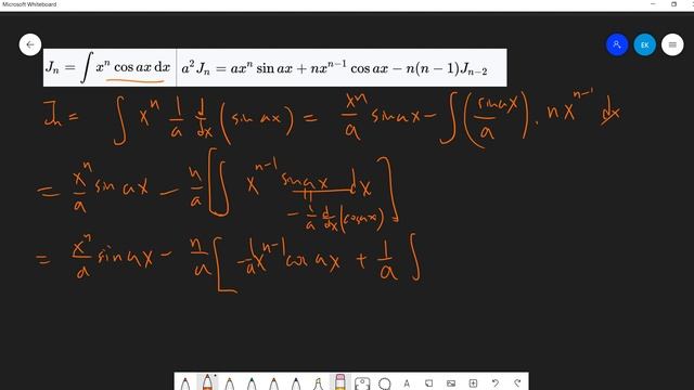 Integration of x^n cos(ax) смотреть онлайн