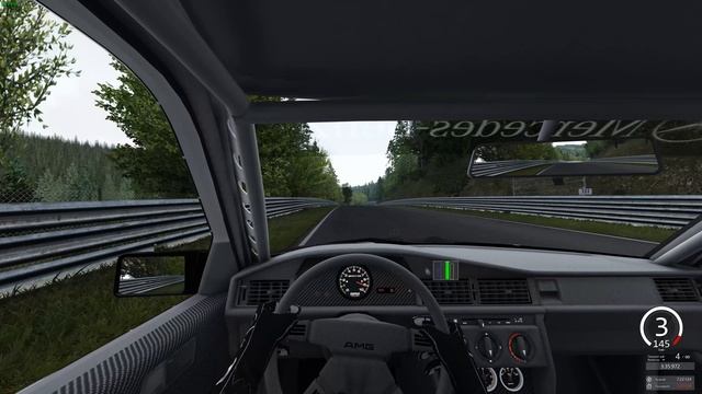 Mercedes-Benz 190E Evo II. DTM - Assetto Corsa Nurburgring Track Day