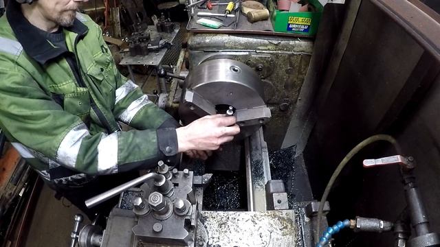 machining repair bushing for smp tiltrotator housing in 1k62 lathe смотреть онлайн