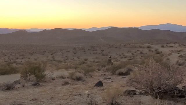 Sunset Ride in the Desert on a Yamaha TW200 смотреть онлайн