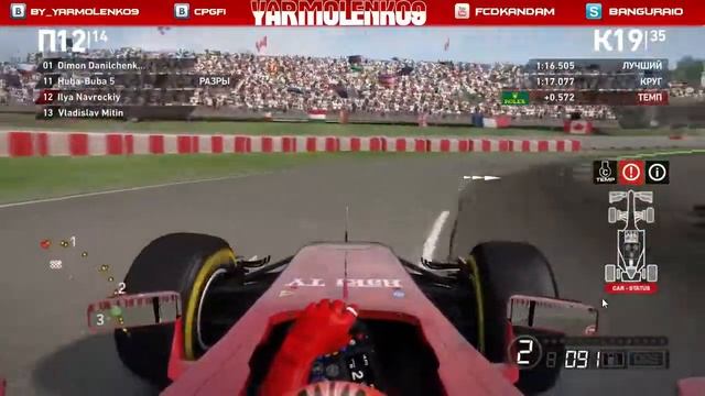 Formula 1 Open Сhampionship™. Grand-prix du Canada. Scuderia Ferrari. Best moments смотреть онлайн