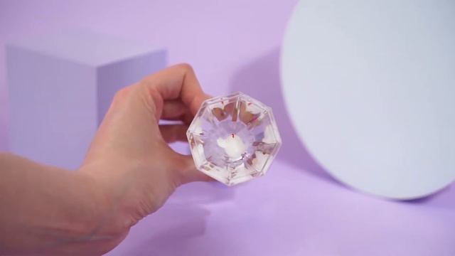 Гелевые часы "Crystal", purple 13,5х5,3 см смотреть онлайн