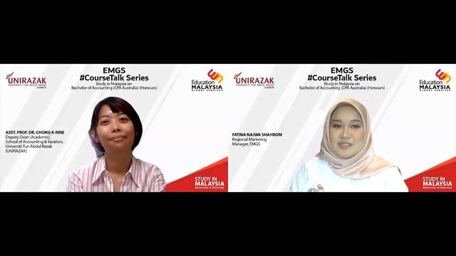 EMGS #CourseTalk Series with UNIRAZAK on Bachelor of Accounting (CPA Australia) (Honours) смотреть онлайн