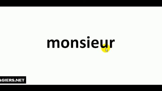 Как произносится # monsieur смотреть онлайн