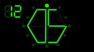BCG 24 Minutes Stopwatch (24 Hour Clock Hexagon Segment Display) Remix Super Monkey Ball Billiards