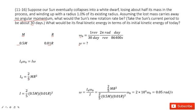 (11-16) Suppose our Sun eventually collapses into a white dwarf, losing about half its mass in the смотреть онлайн