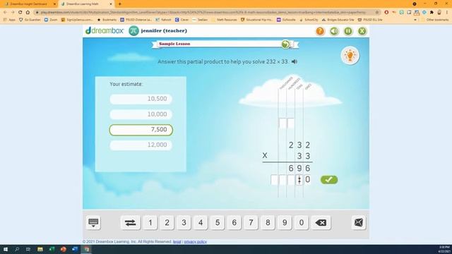 Dreambox: Standard Algorithm for Multiplication смотреть онлайн