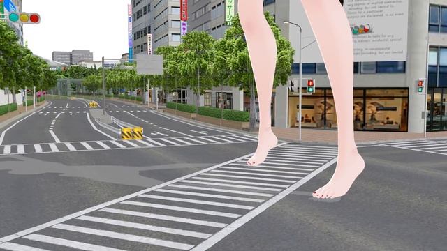 Meiko's Growth Spurts - MMD Giantess