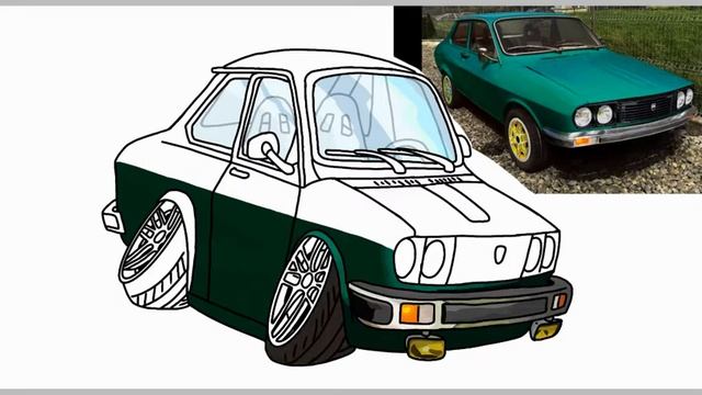 Drawing a Dacia 1410 Sport #SM02DEV смотреть онлайн