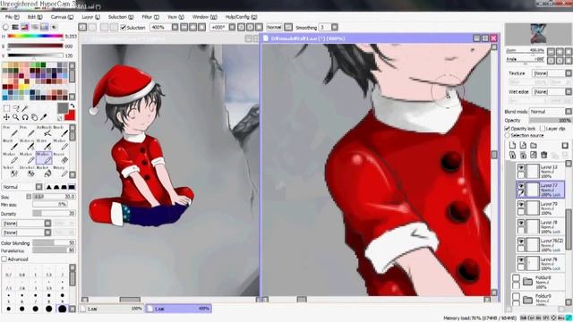 [SAI]Speed Paint - Merry Christmas!! Part 9(Yutsuki) смотреть онлайн