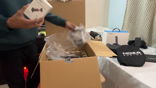 Moza R5 Bundle Unboxing | Direct Drive Wheel | #mozaracing