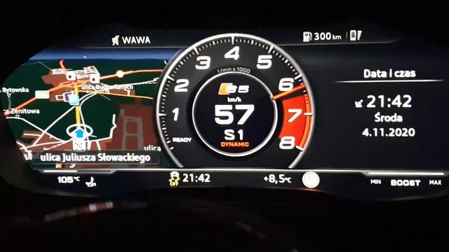 '18 Audi S5 acceleration 0-100 km/h Milltek, No GPF смотреть онлайн