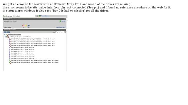 DevOps & SysAdmins: HP P812 attr_value_interface_phy_not_connected смотреть онлайн