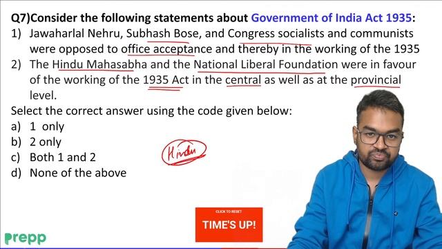 Mini mock test Day 38 | 100 days Course to Crack UPSC Prelims 2022 смотреть онлайн